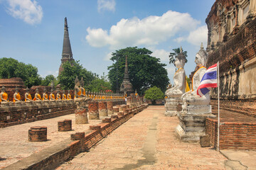 The ancient temple Wat Yai Chai Mongkhon was built in the mid-14th century by King U-Thong, the...