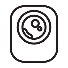 Projektor icon outline vector