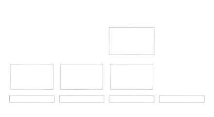 Illustrative layout showcasing a structured framework for multimedia presentation or web template design within a modern aesthetic