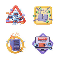 Robots and futuristic technology concepts illustrated