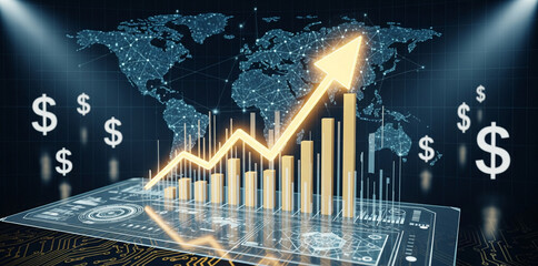 Global Financial Technology Concept