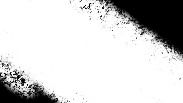 Black and white brush transition