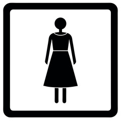 Female Toilet Icon