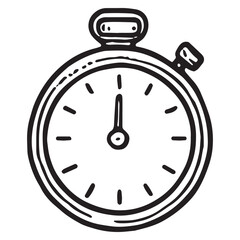 Stopwatch Icon: Timing and Performance Tracking Design
