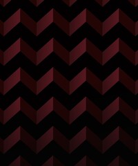 Vector illustration of geometric triangle pattern, black and red