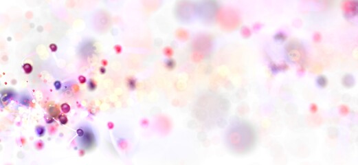 Soft pastel background with blurred pink, purple and white bokeh effect. Ideal for websites, presentations, and designs.