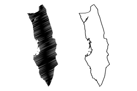 Jeddah City (Kingdom of Saudi Arabia, Mecca or Makkah al-Mukarrammah Region) map vector illustration, scribble sketch City of Jedda, Jiddah or Jidda map