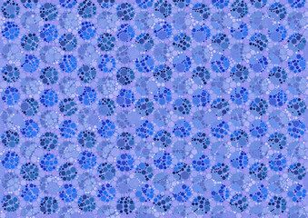 Geometric circular design, abstract circle mosaic pattern, radial motif background