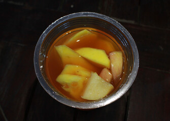 asinan on glass