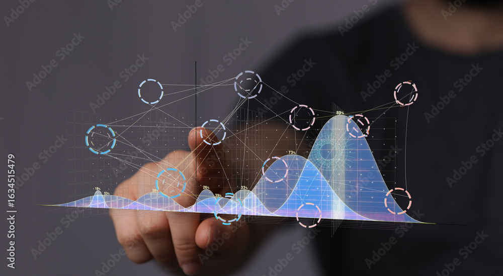 Poster visualize data, track performance, and gain insights with interactive charts and graphs. perfect for