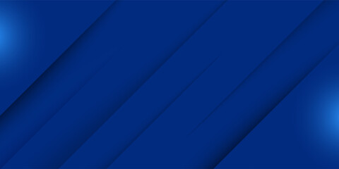 Modern abstract blue background with diagonal line. Simple graphic design element. Futuristic concept. Horizontal banner template with space for your text. Vector