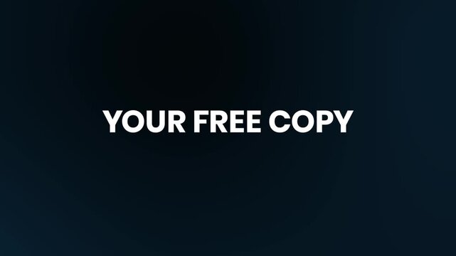 Your Free Copy Text Animation | 4K Download Promo Visual