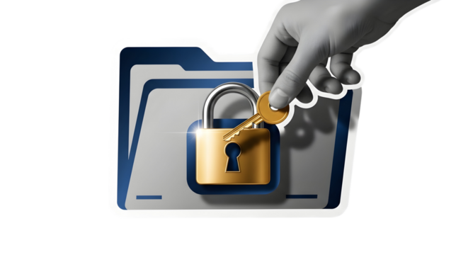 Unlock secure data access with this golden key, a symbol of protection for your digital files and confidential information, ensuring privacy and safety.