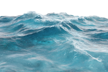 Turbulent ocean waves
