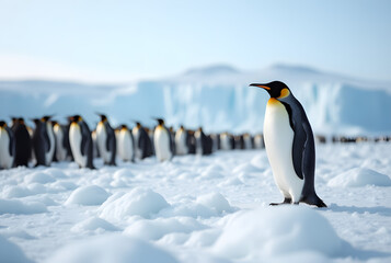 Obraz premium March of the Penguins