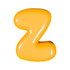 3d golden alphabet letter