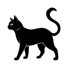 black cat silhouette