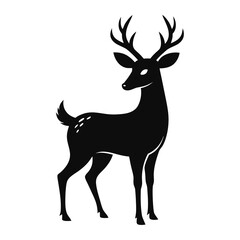 Fototapeta premium deer silhouette vector