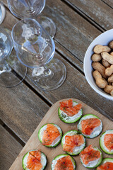 Aperitif time on the terrace