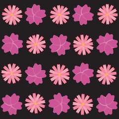 Florar Vektor. Abstract Floral Background Design with Artistic Botanical Elements