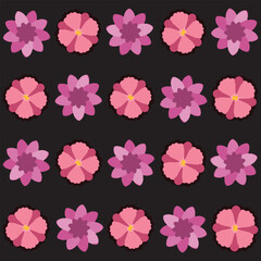 Florar Vektor. Abstract Floral Background Design with Artistic Botanical Elements