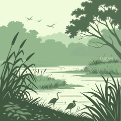 Landscape vector 