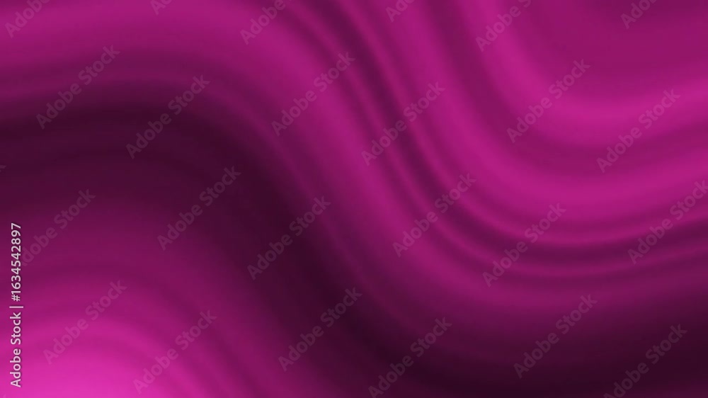Aufkleber abstract fluid motion of magenta waves smooth and dynamic background.