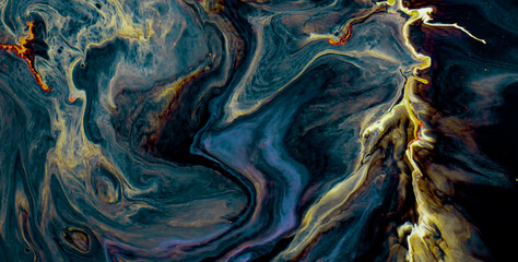 A Painting Blending Water, Light, and Dirty Parchment Textures
