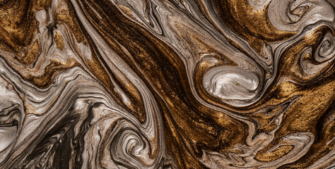 A Painting Blending Water, Light, and Dirty Parchment Textures
