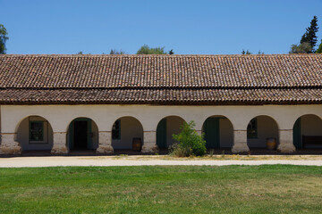 Obraz premium Old Spanish Mission San Juan Bautista in California