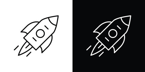 Startup icon art Illustrations. premium line icons