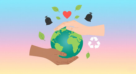 Concept of World Cleanup Day