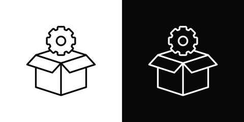 Product management icon art Illustrations. premium line icons © ramsey