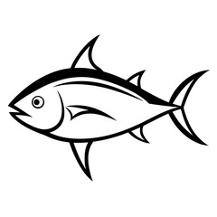 vector illustration of a fish