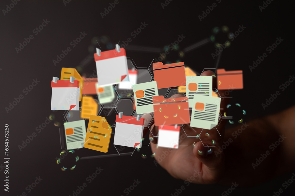Poster streamline your workflow with efficient digital file management. organize documents, calendars, and 