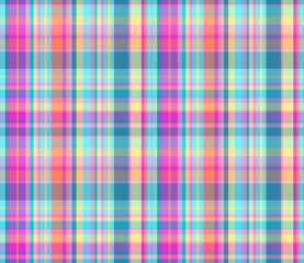 Easter 70s Plaid Seamless Repeat