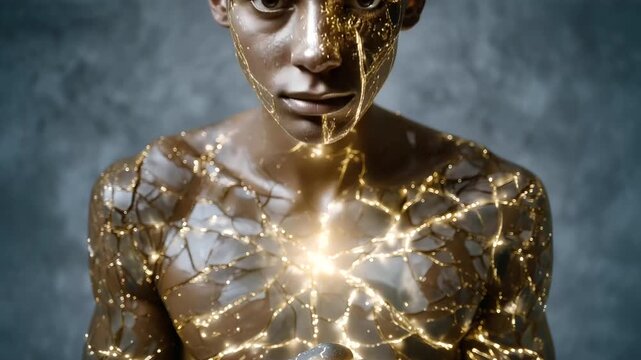 soul recovery, healing after trauma, light through cracks, emotional restoration, metaphysical regeneration, spiritual therapy, broken soul mending, inner rebirth