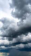 Obraz premium Dramatic stormy cloudscape