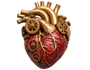 Steampunk Heart 3D Render