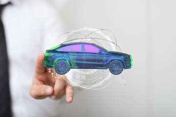 Innovative automotive technology.  Explore the future of car design with advanced digital tools.