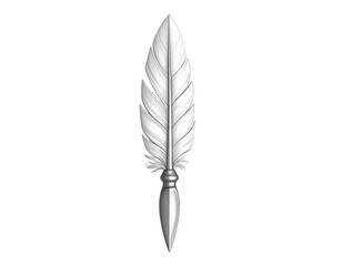 Elegant Quill 3D Illustration