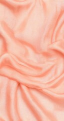 Soft, peach-toned fabric draped in folds (1)