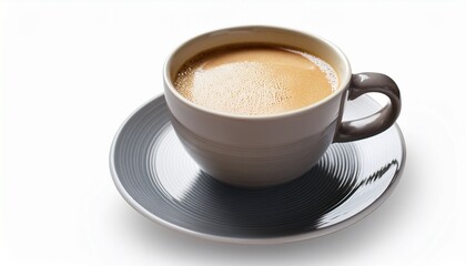 Fototapeta premium isolated cup of milk coffee on white background