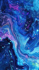 Colorful acrylic oil spill and oil liquid background for display or montage your products. Mockup for display of product. Chromatic explosion of liquid pigments.