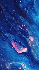 Colorful acrylic oil spill and oil liquid background for display or montage your products. Mockup for display of product. Chromatic explosion of liquid pigments.