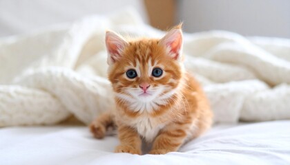Diverse Group of Cats Posing Against Blue Background in Two Rows.
