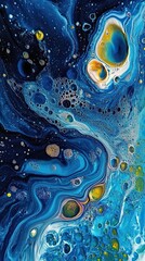 Colorful acrylic oil spill and oil liquid background for display or montage your products. Mockup for display of product. Chromatic explosion of liquid pigments.
