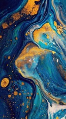 Colorful acrylic oil spill and oil liquid background for display or montage your products. Mockup for display of product. Chromatic explosion of liquid pigments.