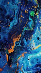 Colorful acrylic oil spill and oil liquid background for display or montage your products. Mockup for display of product. Chromatic explosion of liquid pigments.