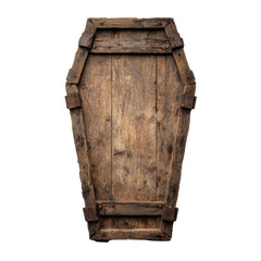 Old Wooden Coffin Lid